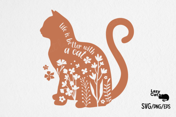 Cat Flower Quote SVG: A Designer’s Review