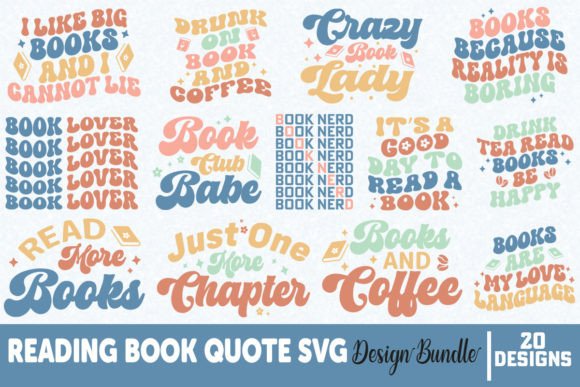 Review: Reading Book Quote SVG Bundle for Embroidery