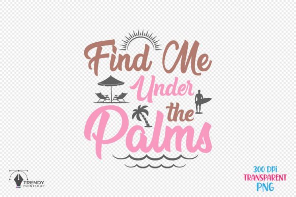 Reviewing Palms Summer Beach Quote SVG Design