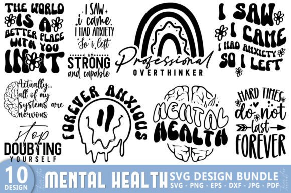 Reviewing the Mental Health Quote SVG Bundle for Embroidery
